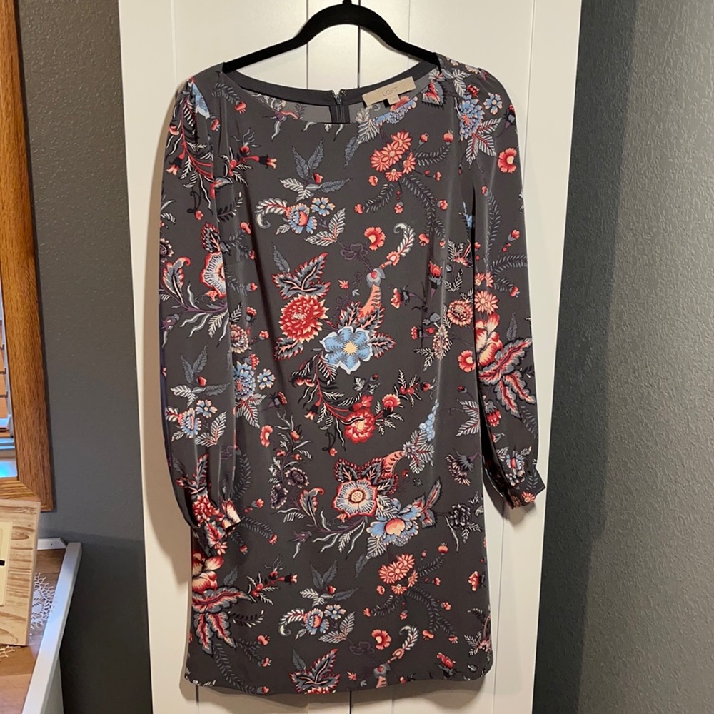 Loft | floral dress | size 4